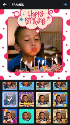 Birthday Photo Frames for Instagram android App screenshot 1